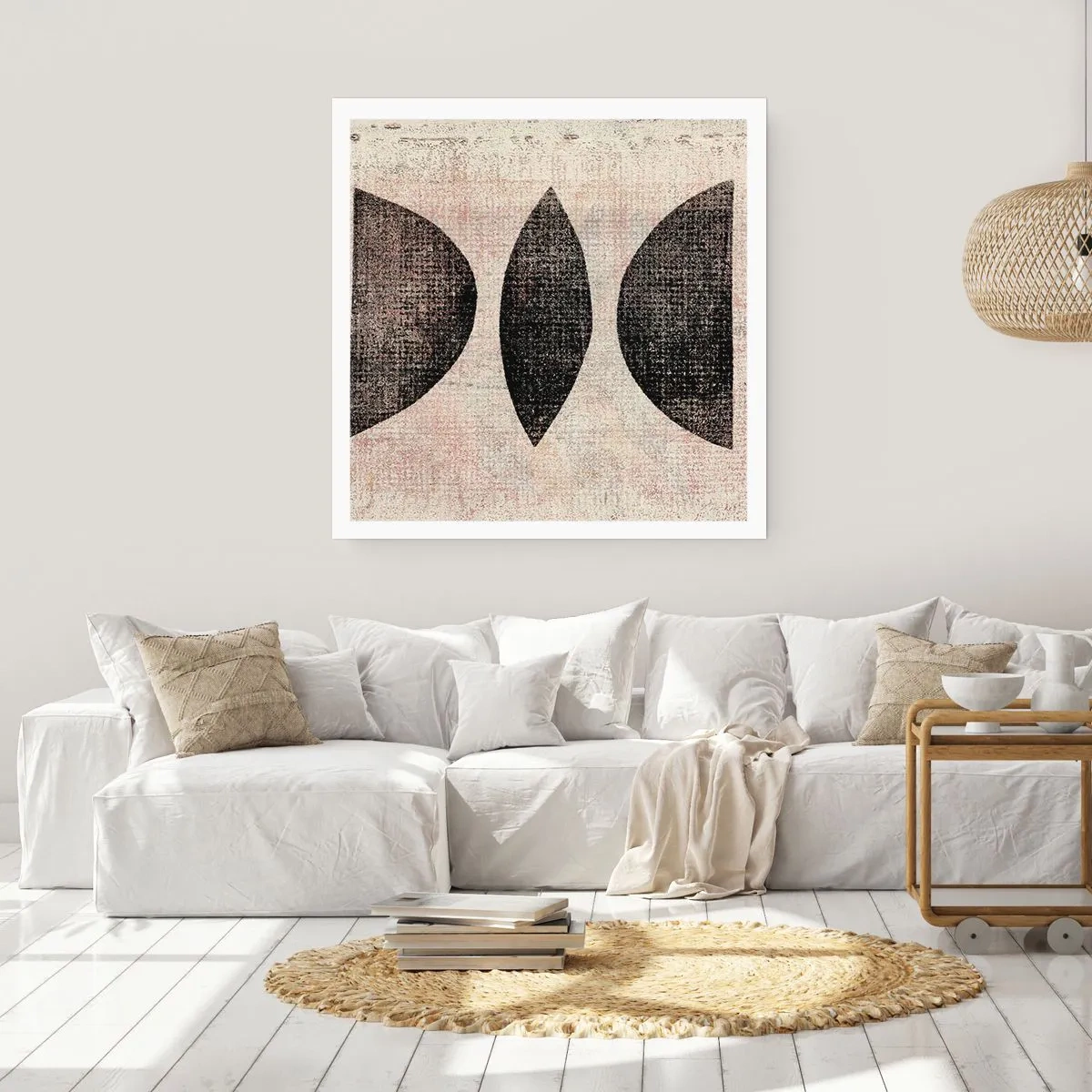 Plakát - Etnická abstrakce - 30x30 cm