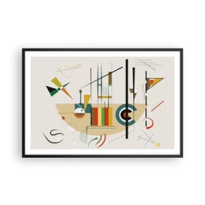 Plakát v černém rámu - A svět se směje - 91x61 cm