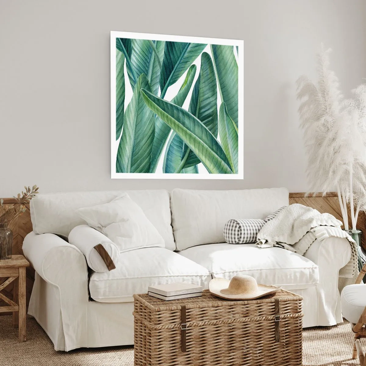 Plakát - Prostě zelená - 60x60 cm