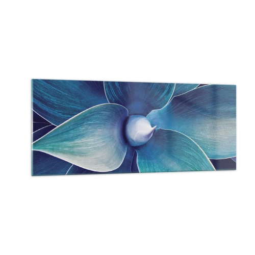 Obraz na skle - Namodralý od nebe - 100x40 cm