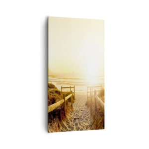 Obraz na plátně - Dunami směrem ke slunci - 55x100 cm