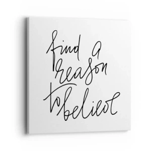 Obraz na plátně - Je to možné - 40x40 cm