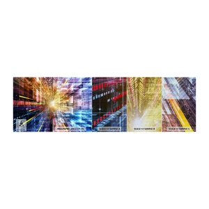 Vzor Fototapety Premium Sand - Osvětlená chodba - Abstrakce, Grafika, 3D - 100x30 cm