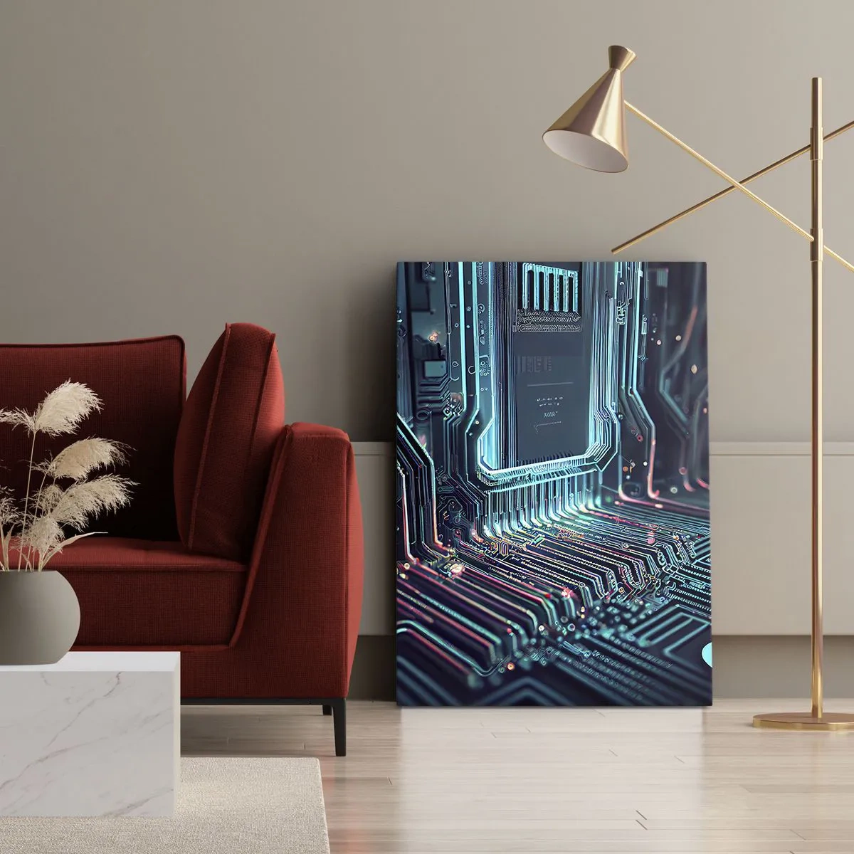 Obraz na plátně - Jen tak přemýšlím… - 50x70 cm