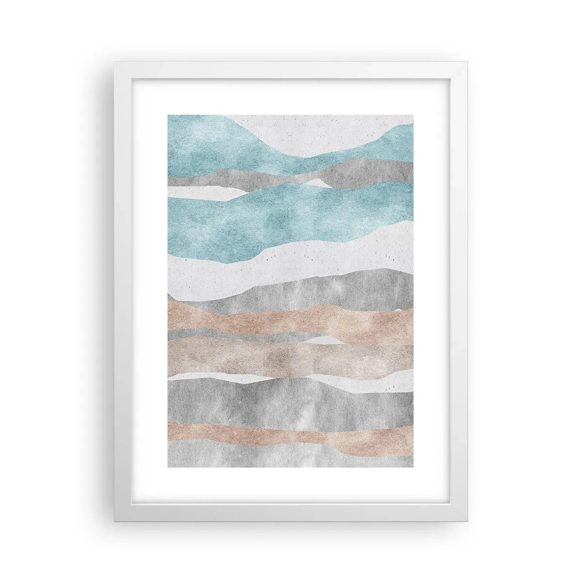 Plakát v bílém rámu - Studie blízkosti - 30x40 cm