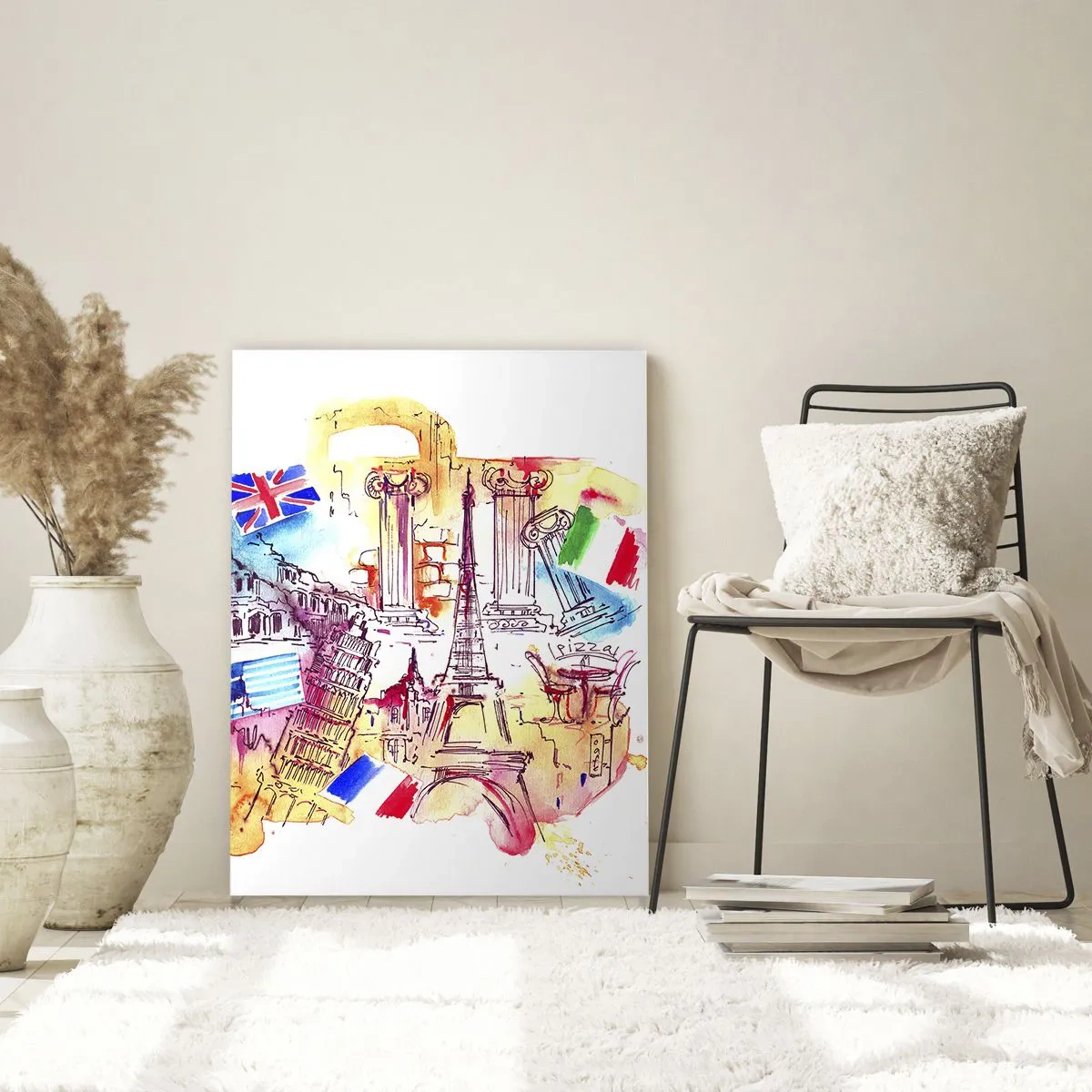 Obraz na skle - Evropské turné - 50x70 cm