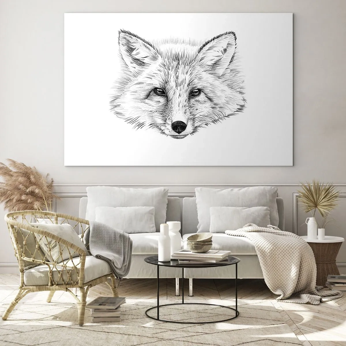Obraz na skle - Mohou tyto oči lhát? - 120x80 cm