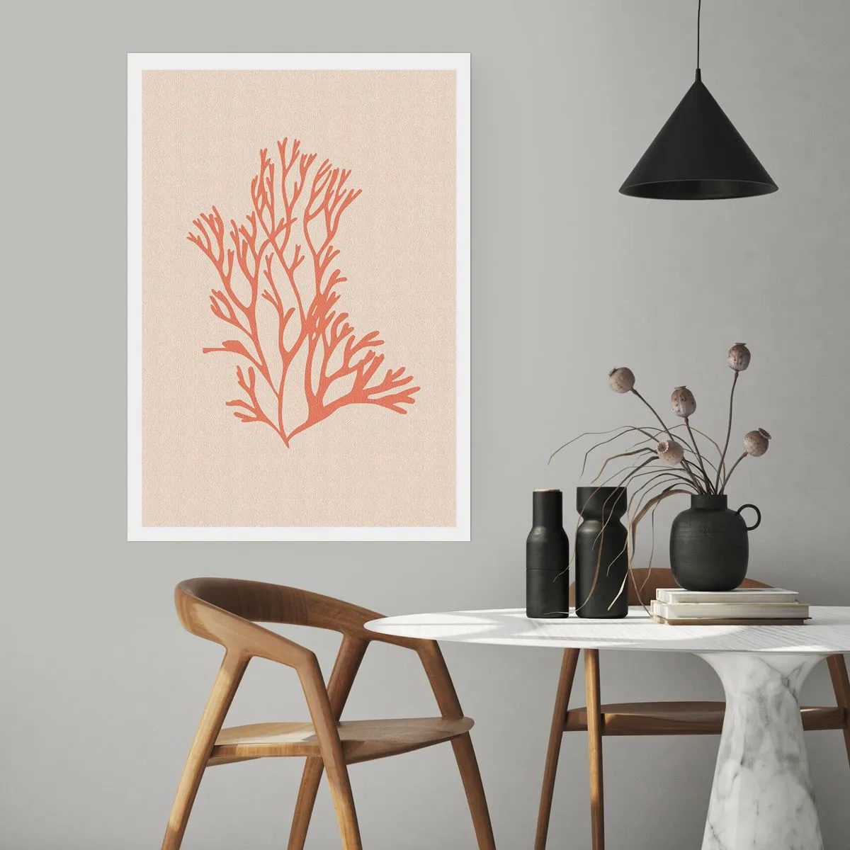 Plakát - Korálový filigrán - 61x91 cm