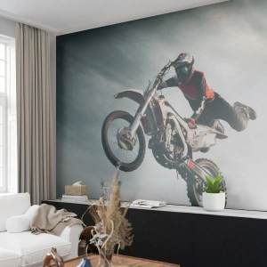 Fototapeta Premium Sand - Není zábava bez rizika - Motokros, Motorka, Motocyklista - 300x210 cm