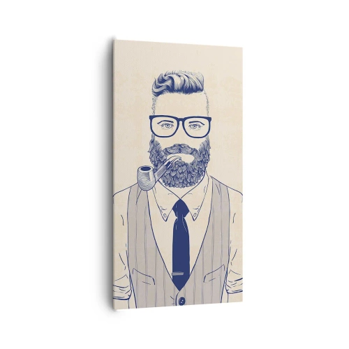 Obraz na plátně - Pohodový, mužský a módní - 65x120 cm