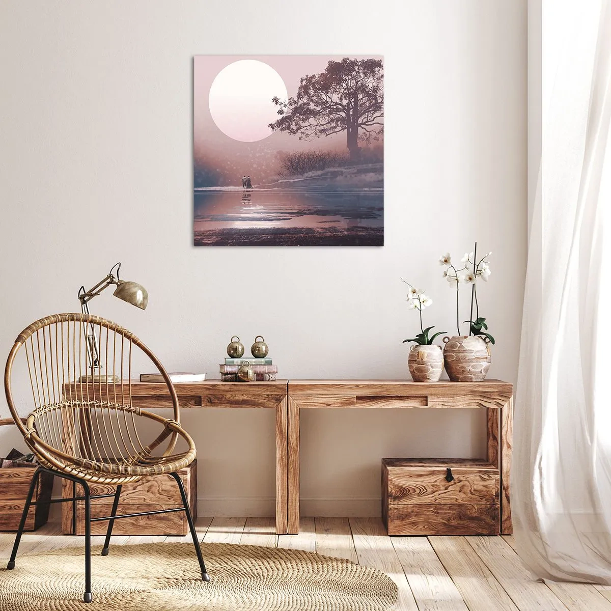 Obraz na plátně - Noční zázraky - 60x60 cm