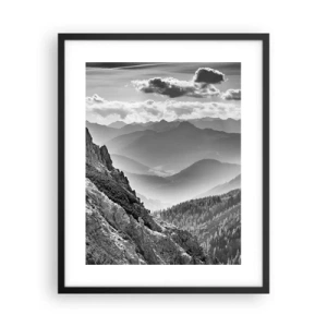 Plakát v černém rámu - Až k obzoru - 40x50 cm