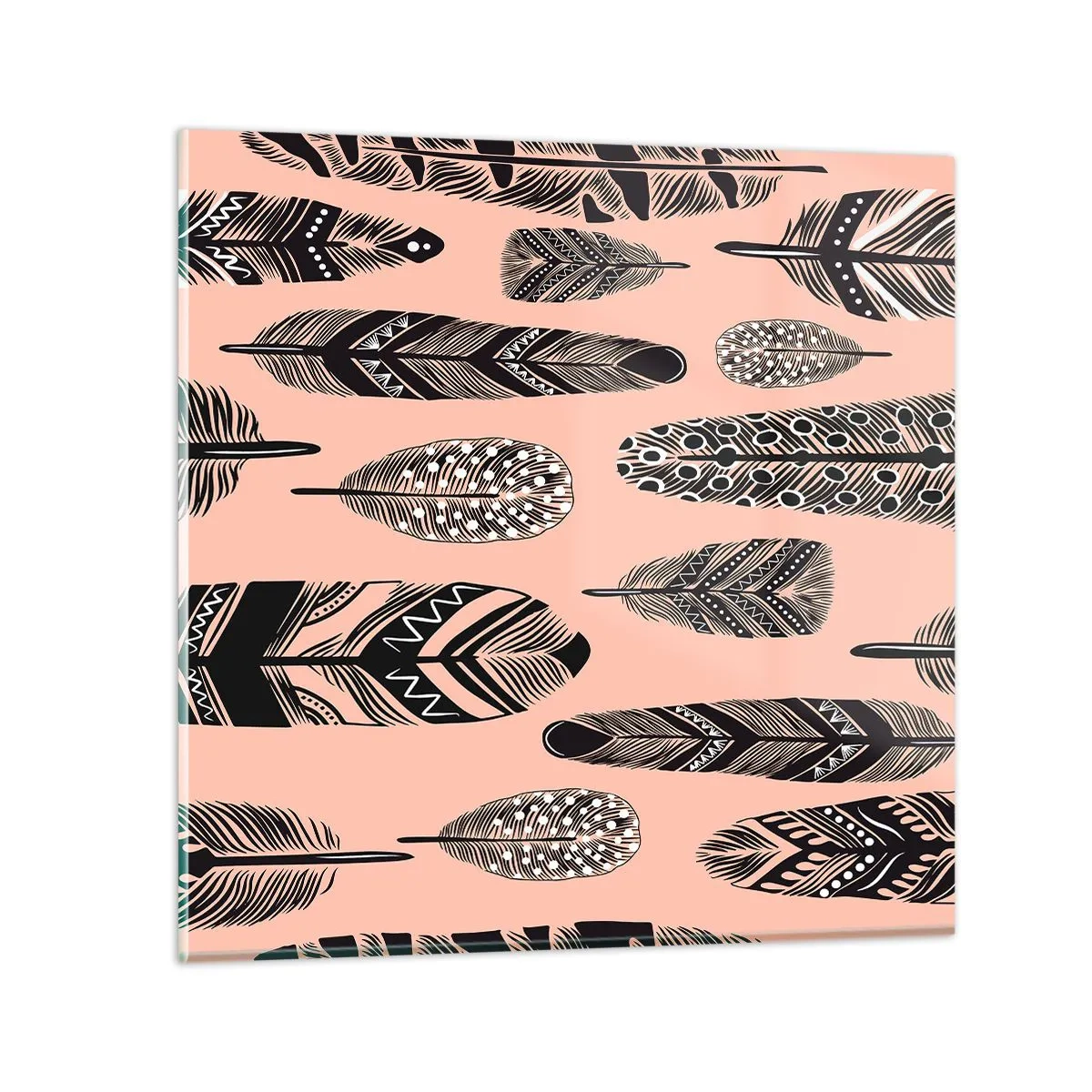 Obraz na skle - Indiánská kolekce - 50x50 cm