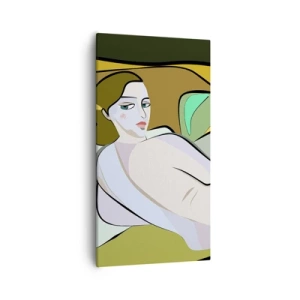 Obraz na plátně - Intimní portrét - 55x100 cm
