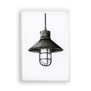 Plakát v bílém rámu - Jako před lety… - 61x91 cm