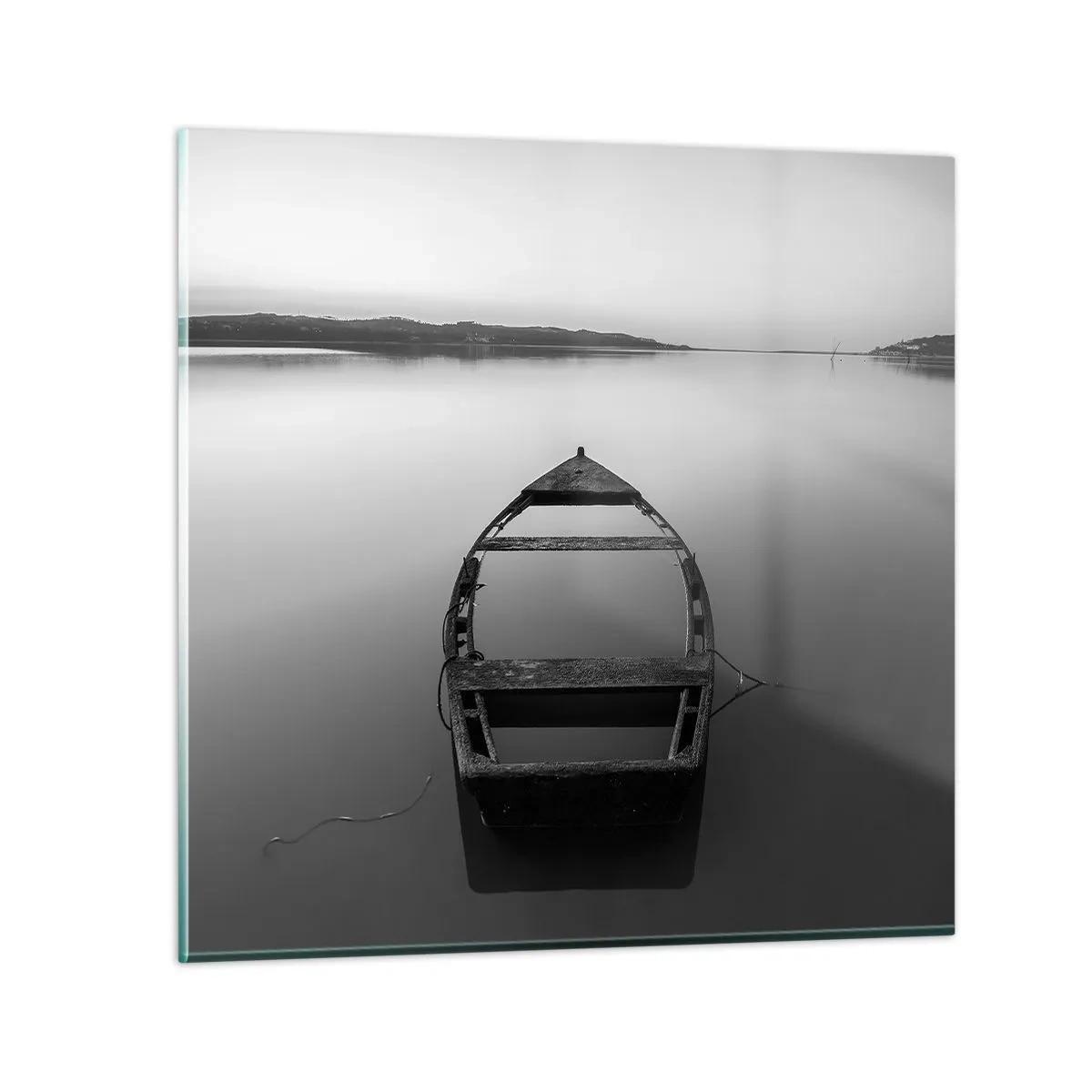 Obraz na skle - Stesk a melancholie - 70x70 cm