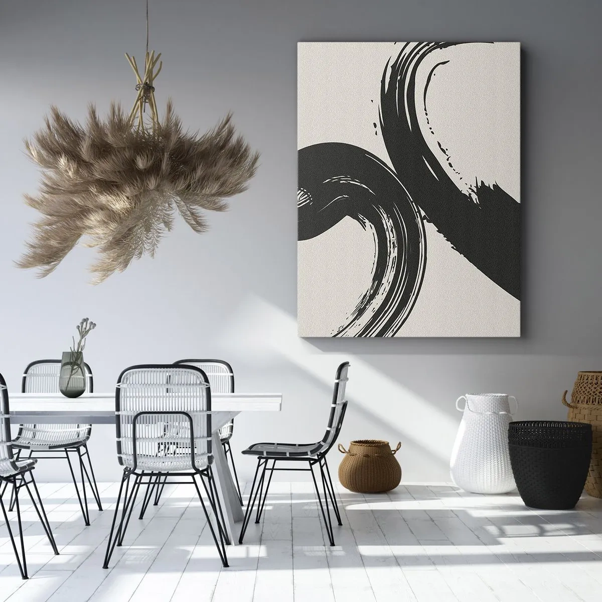 Obraz na plátně - Rozmáchle a dokola - 50x70 cm