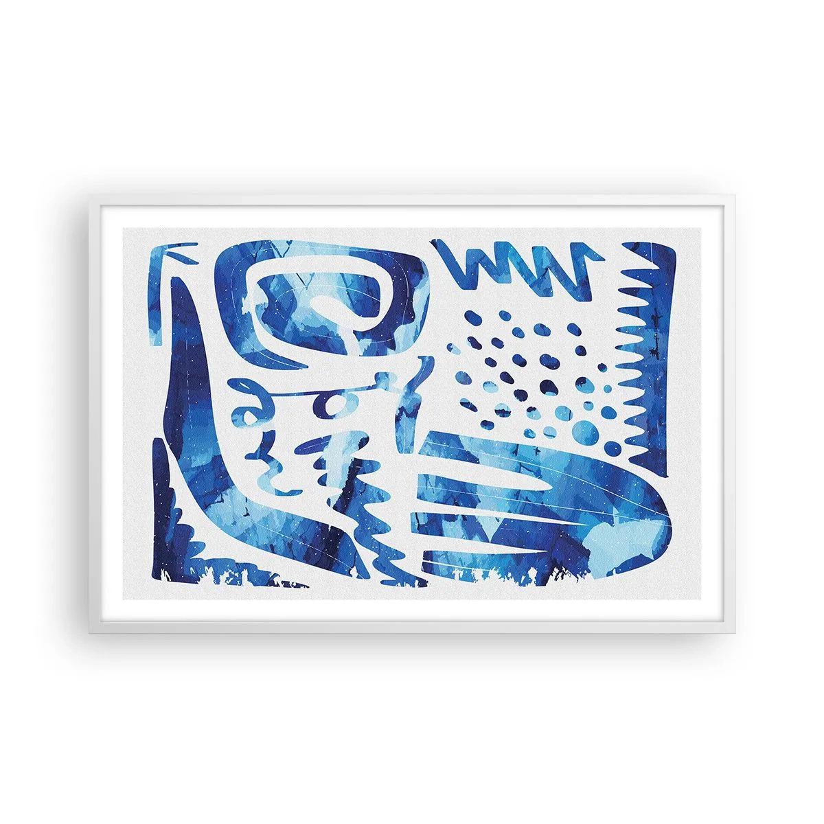 Plakát v bílém rámu - Zpět ke kořenům - 91x61 cm