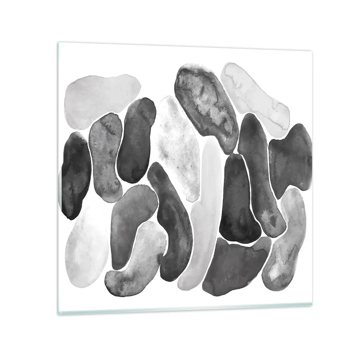 Obraz na skle - Kamenitá abstrakce - 60x60 cm