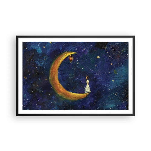 Plakát v černém rámu - Volání světa - 91x61 cm