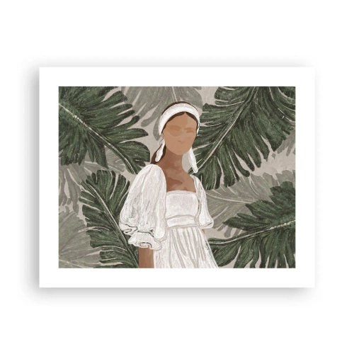 Plakát - Exotický portrét - 50x40 cm