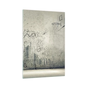 Obraz na skle - Můj skvělý městský život - 70x100 cm