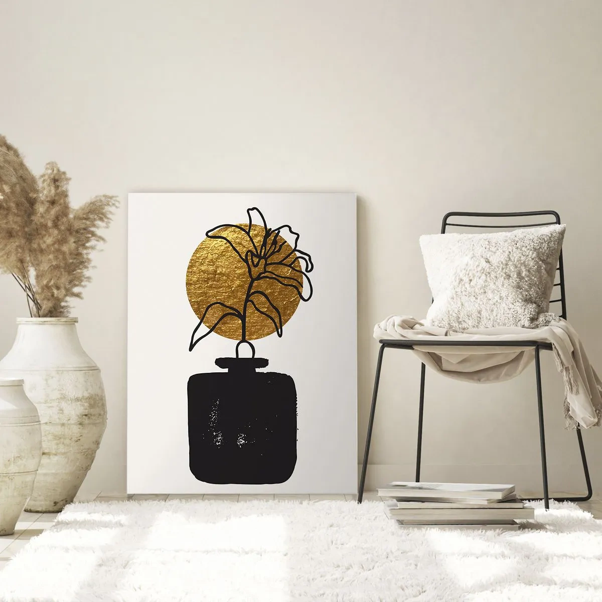 Obraz na skle - Krása, která má cenu zlata - 70x100 cm