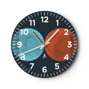 Nástěnné hodiny - Pouze geometrie? - 40x40 cm