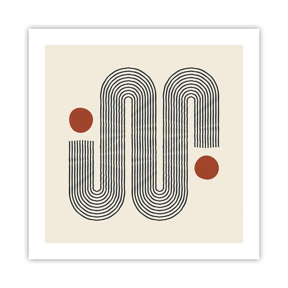 Plakát - Od začátku do konce - 50x50 cm