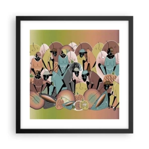 Plakát v černém rámu - Blíží se velký svátek - 40x40 cm