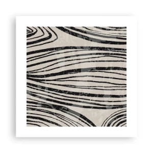 Plakát - Močál s liniemi - 40x40 cm