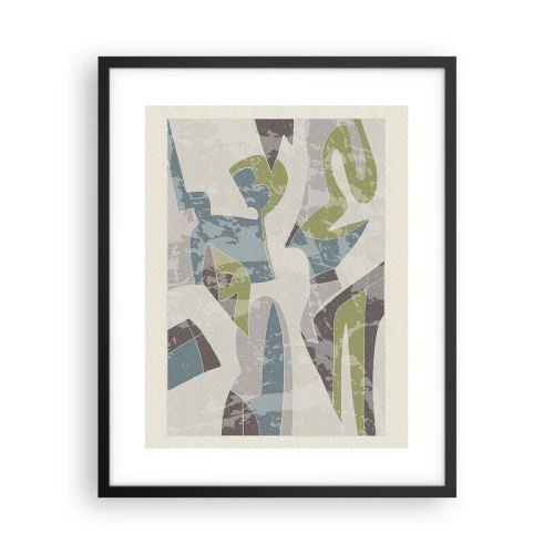 Plakát v černém rámu - Kompozice za sklem - 40x50 cm