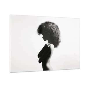 Obraz na skle - Jako květina na štíhlém stonku - 100x70 cm