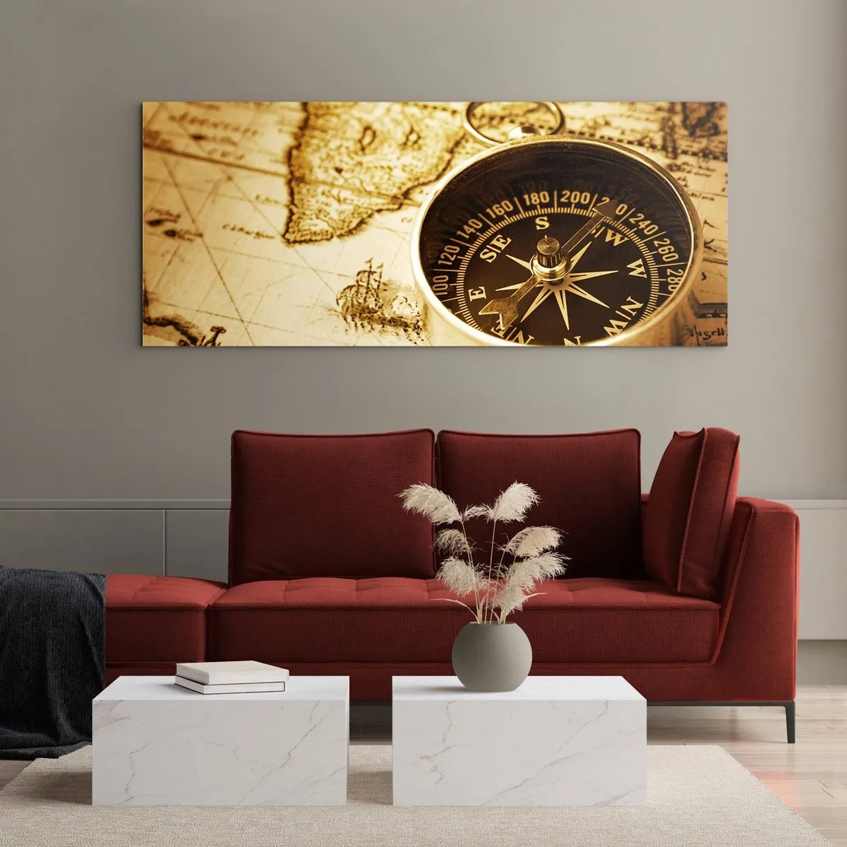 Obraz na skle - Na východ nebo na západ? - 100x40 cm