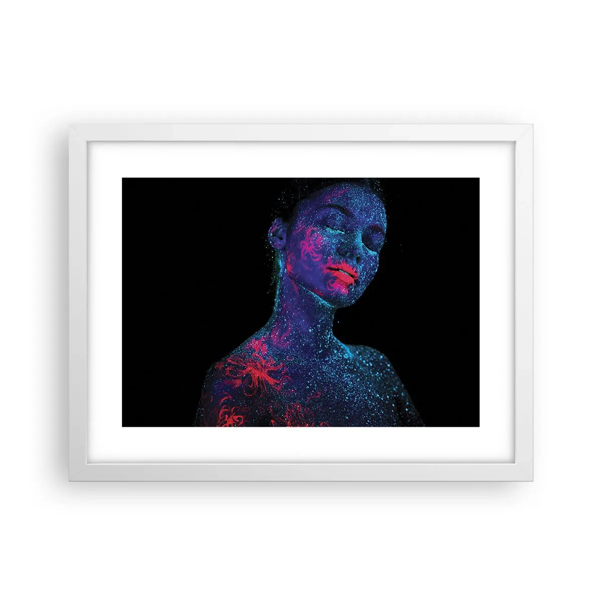 Plakát v bílém rámu - V hvězdném prachu - 40x30 cm