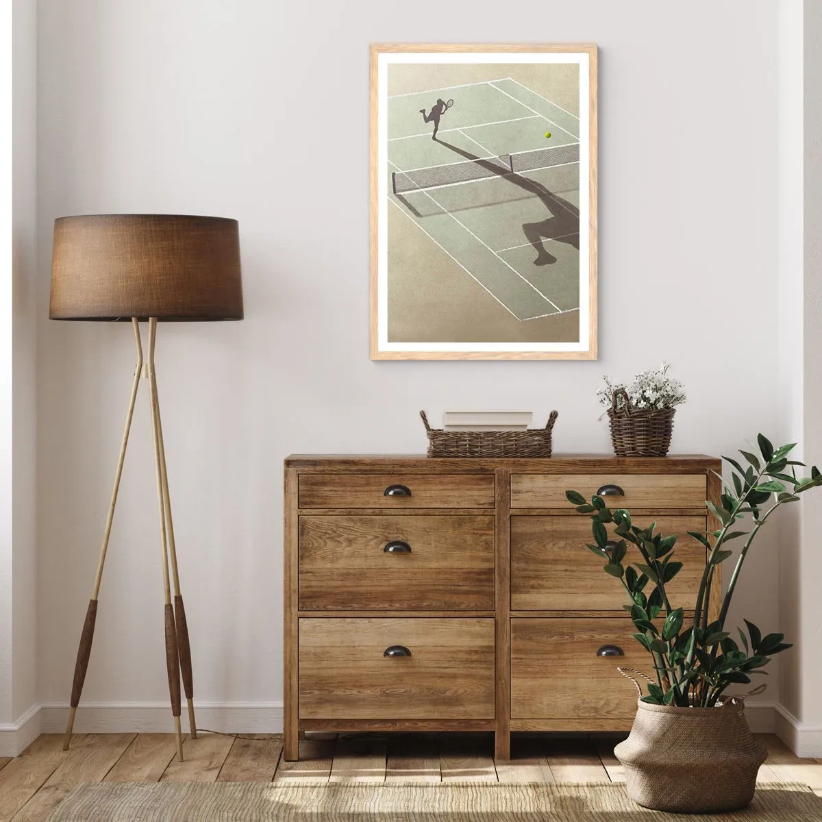 Plakát v rámu světlý dub - Dobývání sama sebe - 30x40 cm