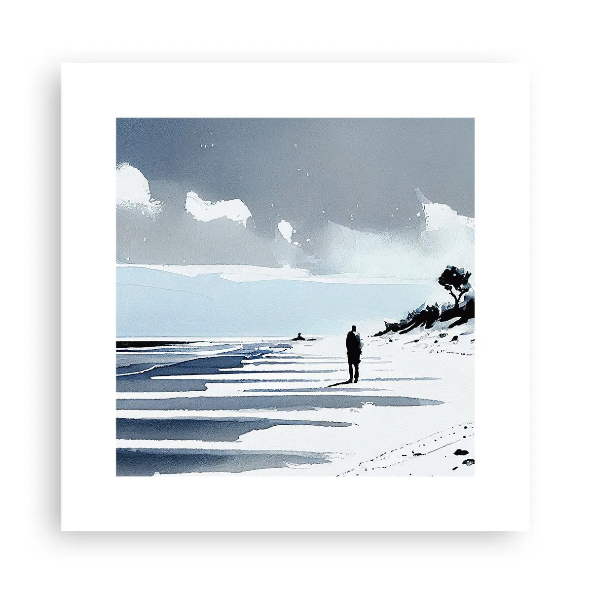 Plakát - O samotě - 30x30 cm