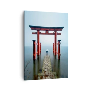 Obraz na plátně - Japonské zamyšlení - 50x70 cm
