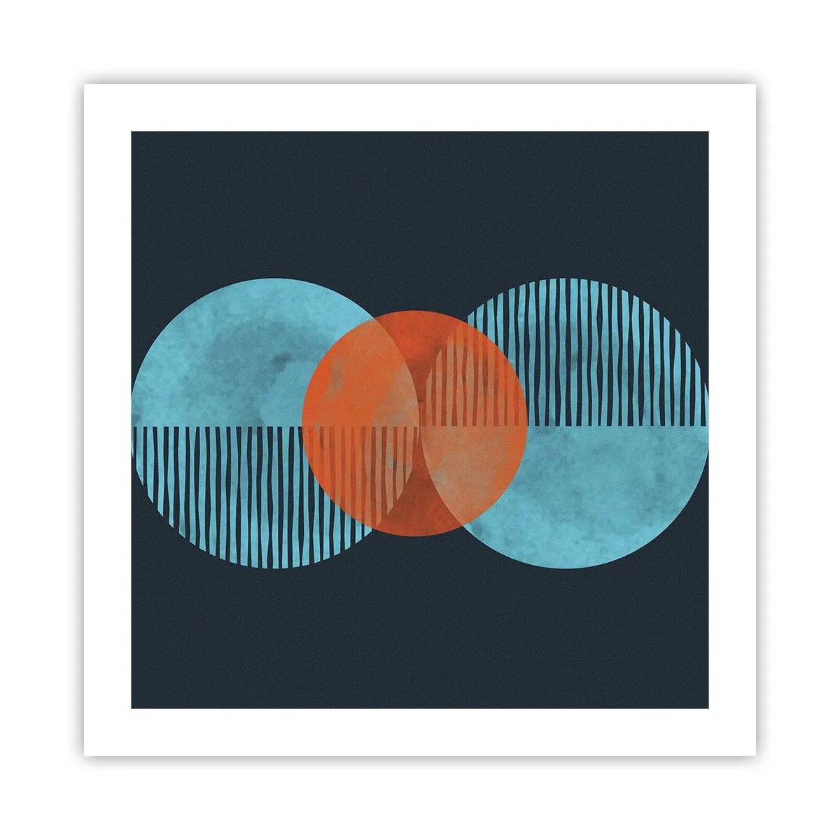 Plakát - Symetrická kompozice - 50x50 cm