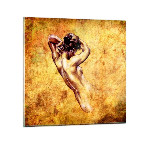 Obraz na skle - Odhalené, ale stále tajemství - 30x30 cm