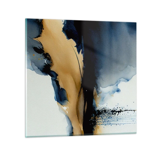 Obraz na skle - Za závojem - 70x70 cm