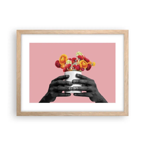 Plakát v rámu světlý dub - Apoteóza života - 40x30 cm