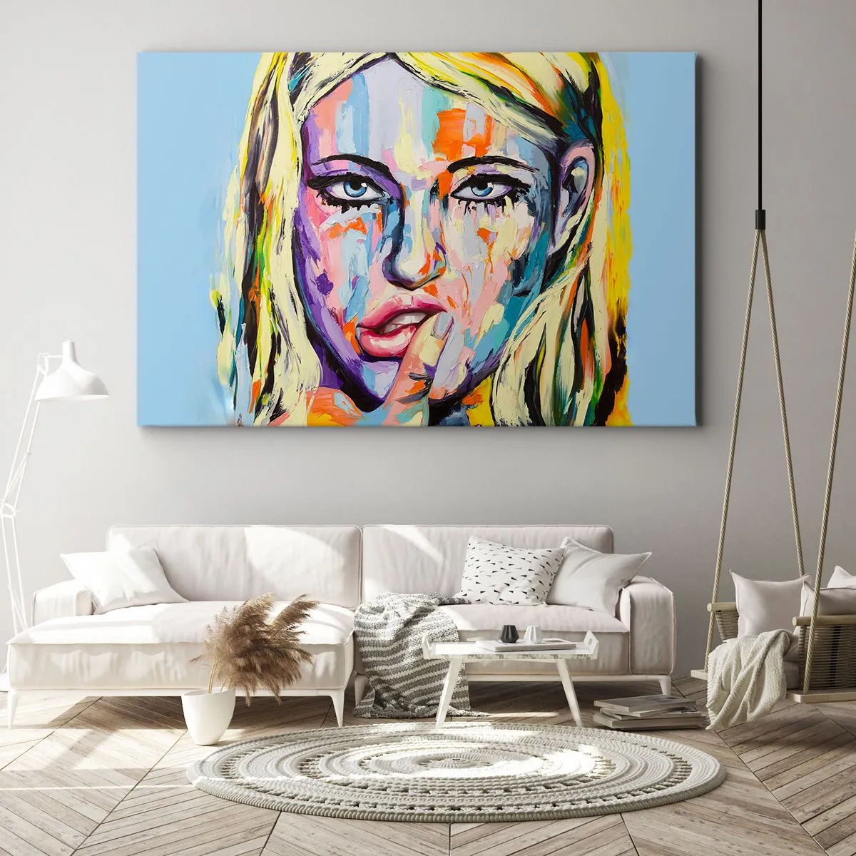 Obraz na plátně - Podívej se jí přímo do očí - 70x50 cm
