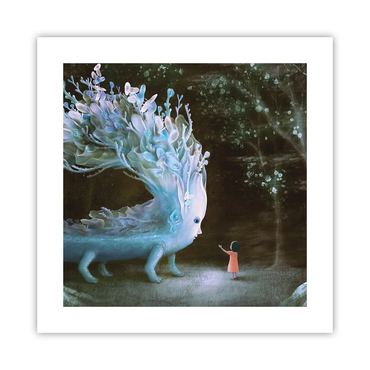 Plakát - Fantastické setkání - 40x40 cm