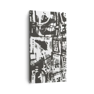 Obraz na plátně - Pořádek nebo chaos? - 45x80 cm