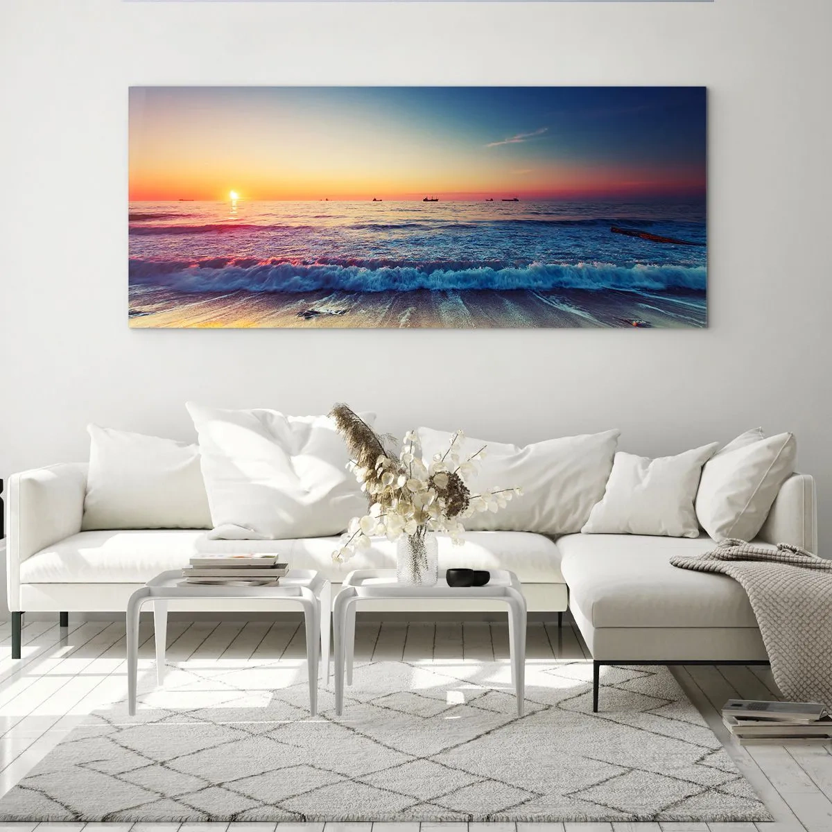 Obraz na skle - Co je za obzorem? - 100x40 cm