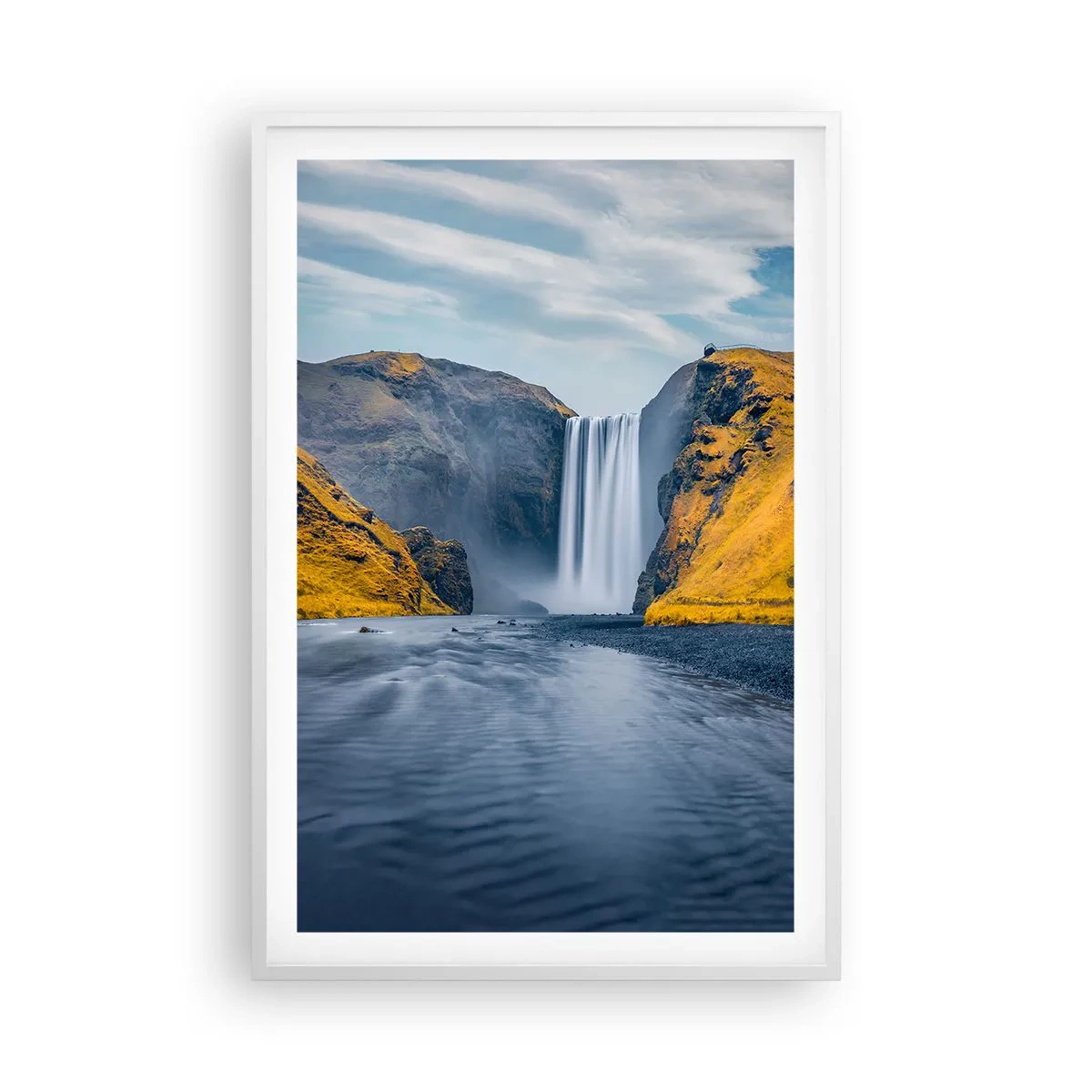 Plakát v bílém rámu - Věčné trvání, věčný pohyb - 61x91 cm