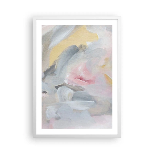Plakát v bílém rámu - V pastelovém světě - 50x70 cm