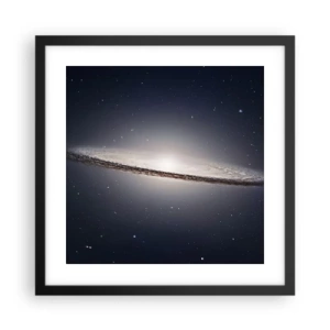 Plakát v černém rámu - Kdysi dávno, v jedné vzdálené galaxii… - 40x40 cm