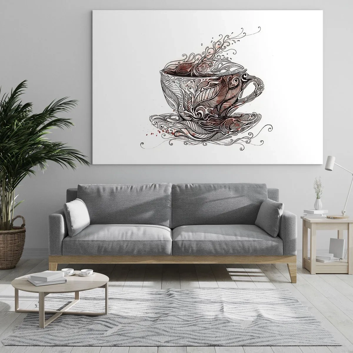 Obraz na skle - Čaj dobrý na všechno - 120x80 cm